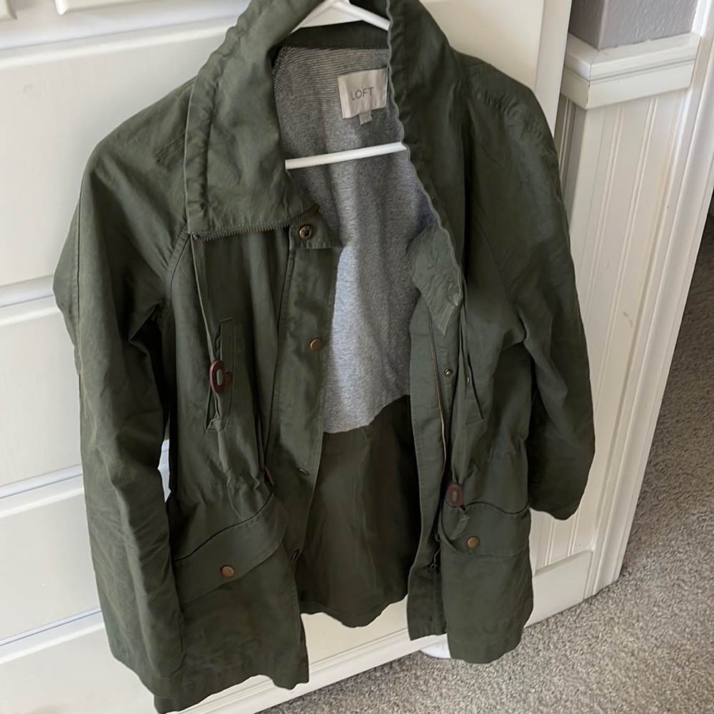 Army green jacket